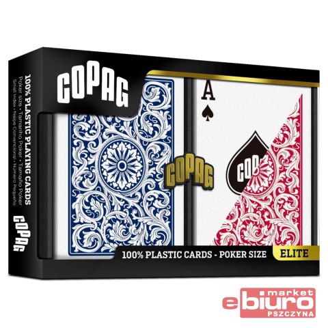 KARTY DO GRY POKER COPAG JUMBO BL/RED CARTAMUNDI