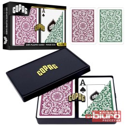 KARTY DO GRY POKER COPAG JUMBO GR/BUR CARTAMUNDI