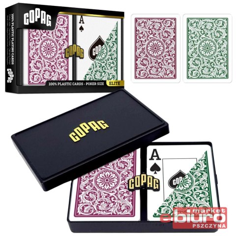 KARTY DO GRY POKER COPAG JUMBO GR/BUR CARTAMUNDI