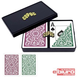 KARTY DO GRY POKER COPAG JUMBO GR/BUR CARTAMUNDI