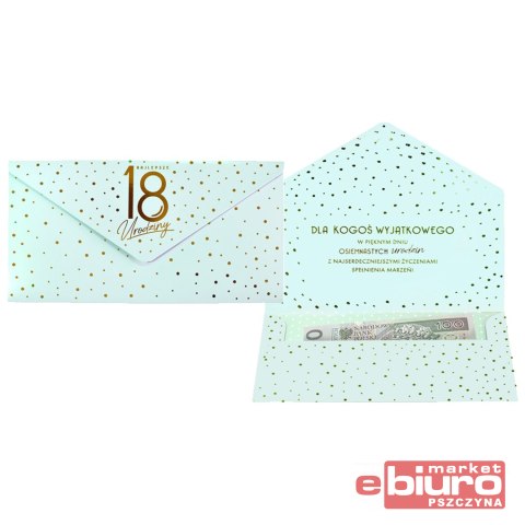 KOPERTA PODARUNKOWA KOP-051 URODZINY 18 ELITE