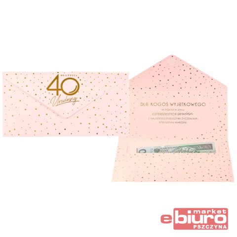 KOPERTA PODARUNKOWA KOP-053 URODZINY 40 ELITE