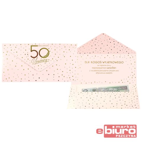 KOPERTA PODARUNKOWA KOP-055 URODZINY 50 ELITE