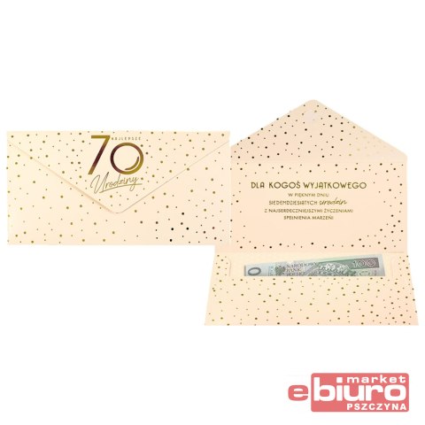 KOPERTA PODARUNKOWA KOP-058 URODZINY 70 ELITE