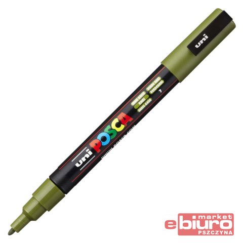MARKER PC-3M POSCA UNI ZIELEŃ KHAKI