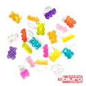 OZDOBY NA SZNURÓWKI 20 SZT JELLY BEARS DP CRAFT