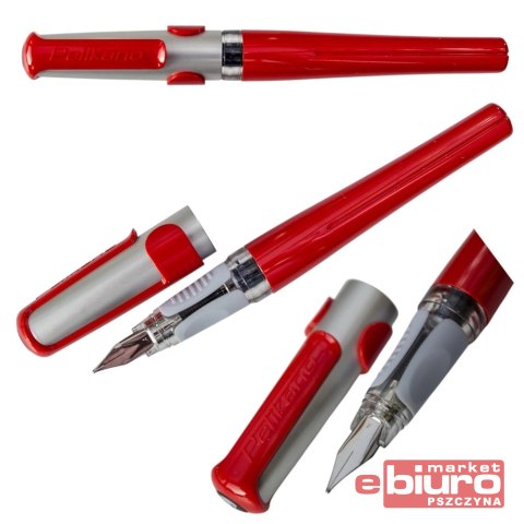 PIÓRO WIECZNE PELIKANO P480 "F" CZERWONE PELIKAN