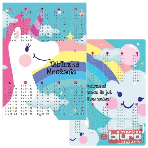 PLANSZA ŚCIĄGA A4 UNICORN HENRY