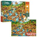 PUZZLE 100 RODZINA TREFLIKÓW BOBRY W AKCJI 16588