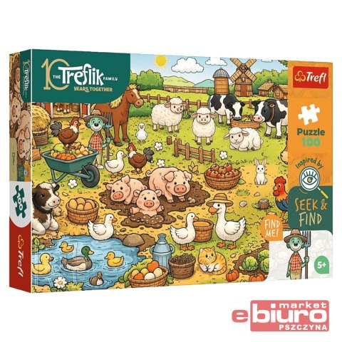 PUZZLE 100 RODZINA TREFLIKÓW - WIEŚ 16589 TREFL