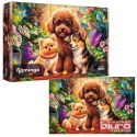 PUZZLE 600 FLAMINGO BY TREFL PSY W ORANŻERII 12205