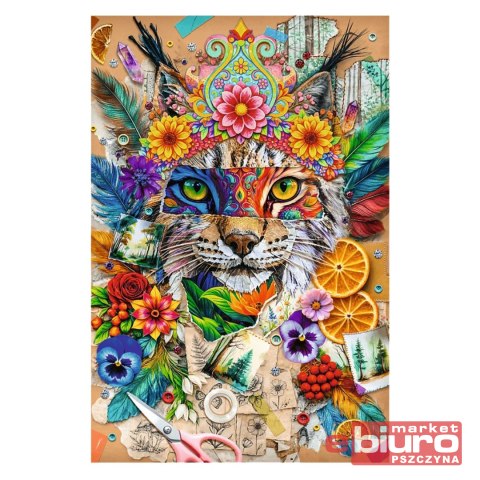 PUZZLE 600 FLAMINGO BYTREFL KOLAŻ INSPIRACJI 12202