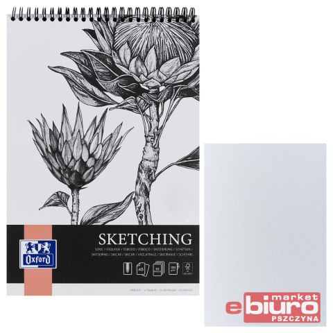 SZKICOWNIK OXFORD ART 2 SPIRALE A5 50K 130G