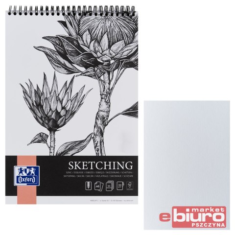 SZKICOWNIK OXFORD ART 2 SPIRALE A6 50K 130G