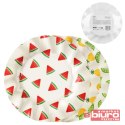 TALERZYKI OWOCE 20.5CM MIX A'6 PARTYDECO