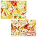TALERZYKI OWOCE 20.5CM MIX A'6 PARTYDECO