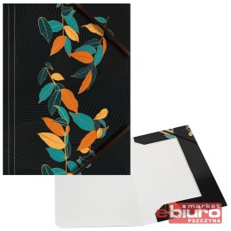 TECZKA KARTONOWA A4 Z GUM LIŚCIE 1 BT601-B1 TETIS