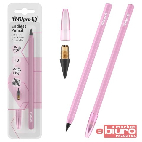 WIECZNY OŁÓWEK PEL PINK POWDER BL