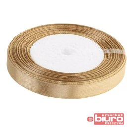 WSTĄŻKA SATYNOWA 12MM/32 KOLOR 186 C.ZŁOTY BREWIS