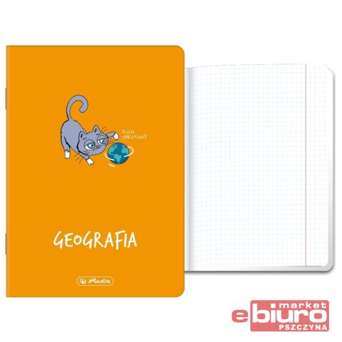 ZESZYT A5 60 KR ECO PP GEOGRAFIA HERLITZ