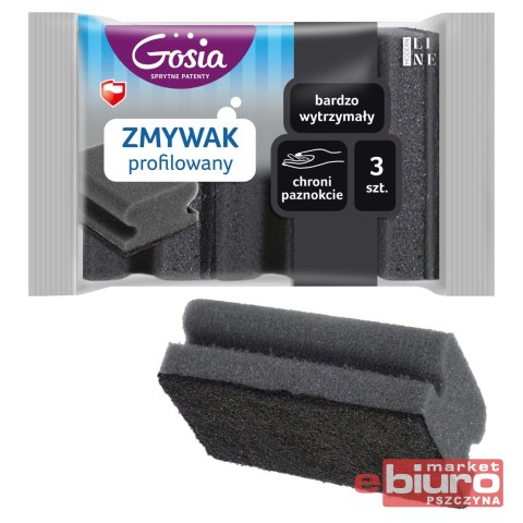 ZMYWAK PROFILOWANY CZARNY A'3 GOSIA