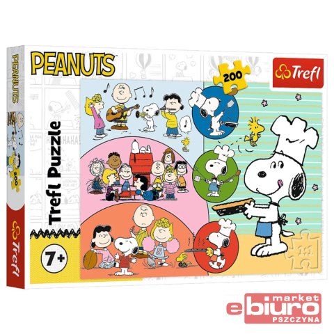 PUZZLE 200 SNOOPY I PRZYJACIELE 13368 TREFL