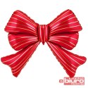 BALON FOLIOWY KOKARDA XXL 139X111CM CZERWONY PARTY
