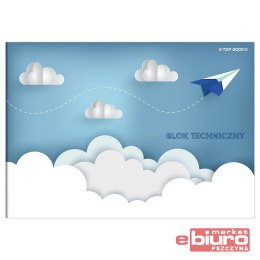 BLOK TECHNICZNY TOP 2000 BASIC A4 10K BIAŁY