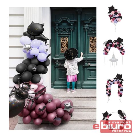GIRLANDA BALONOWA HALLOWEEN 210x120CM MIX PARTYDEC