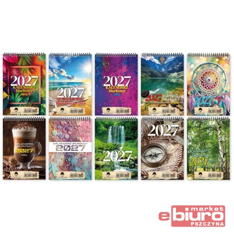 KALENDARZ BIURKOWY PIONOWY TYGOD MINI KBA5-MINI PA