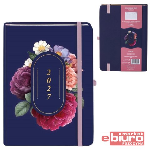 KALENDARZ BOTANICAL B6 BLASK DNS ANTRA