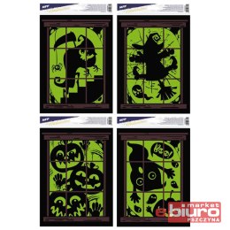 NAKLEJKA NA OKNO HALLOWEEN ŚW HA007 1042336 MFP