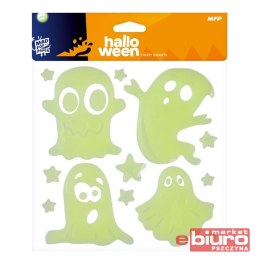 NAKLEJKI HALLOWEEN ŻELOWE ŚWIECĄCE MIX 1042924 MFP