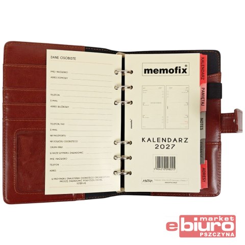 ORGANIZER MEMOFIX B6 ST BRĄZ ANTRA