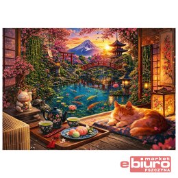 PUZZLE 1000 KOT W OGRODZIE SAKURY 10348 TREFL
