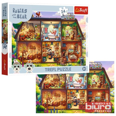 PUZZLE 24 MAXI FUTRZASTE HISTORIE 14384 TREFL
