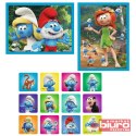 PUZZLE 2W1 + MEMOS WESOŁE ZABAWY SMERFÓW 93656