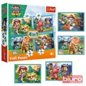 PUZZLE 4W1 - HISTORIE Z WYSPY DINOZAURÓW 34687 TRE