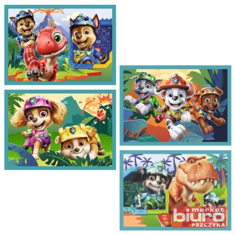 PUZZLE 4W1 - HISTORIE Z WYSPY DINOZAURÓW 34687 TRE