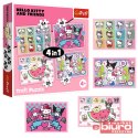PUZZLE 4W1 SŁODKIE PRZYGODY SANRIO HELLO KITTY TRE