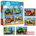 PUZZLE 4W1 PRACOWITE POPOŁUDNIE 34689 TREFL