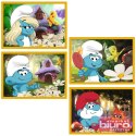 PUZZLE 4W1 ŻYCIE W WIOSCE SMERFÓW 34664 TREF