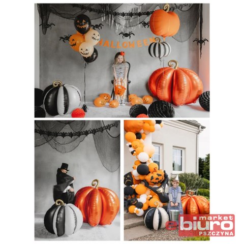 STOJĄCY BALON FOLIOWY DYNIA 3D 90X90CM POMARAŃCZ