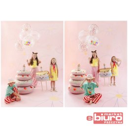 STOJĄCY BALON FOLIOWY TORCIK 72X89CM RÓŻOWY