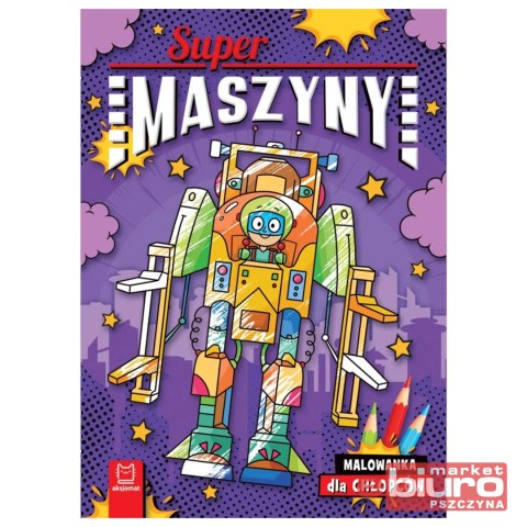 SUPERMASZYNA MALOWANKA DLA CHŁOPCÓW AKSJOMAT