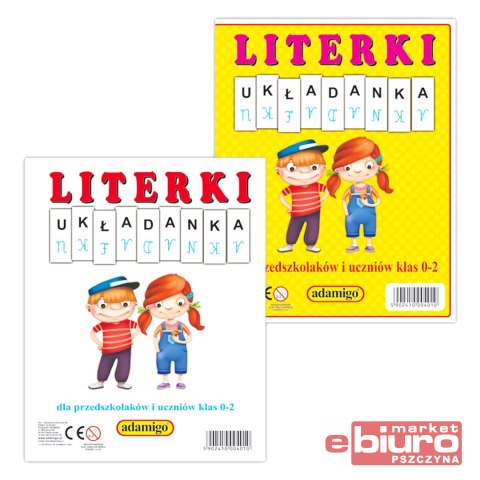 UKŁADANKA LITERKOWA ALFABET B5 ADAMIGO
