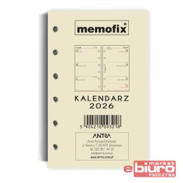 WKŁAD KALENDARZOWY A6 MEM/K/TDW ANTRA