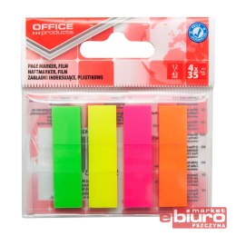 ZAKŁADKA IND PLASTIK Z DYSP12X43MM, 4X35K MIX NEON