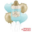 BALONY FOLIOWE BUTELKA BOY NIEBIESKA A'5 PARTYDECO