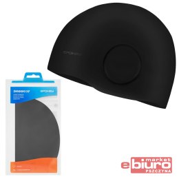 CZEPEK SILIKONOWY EARCAP UCHO CZARNY 946062 SPOKEY